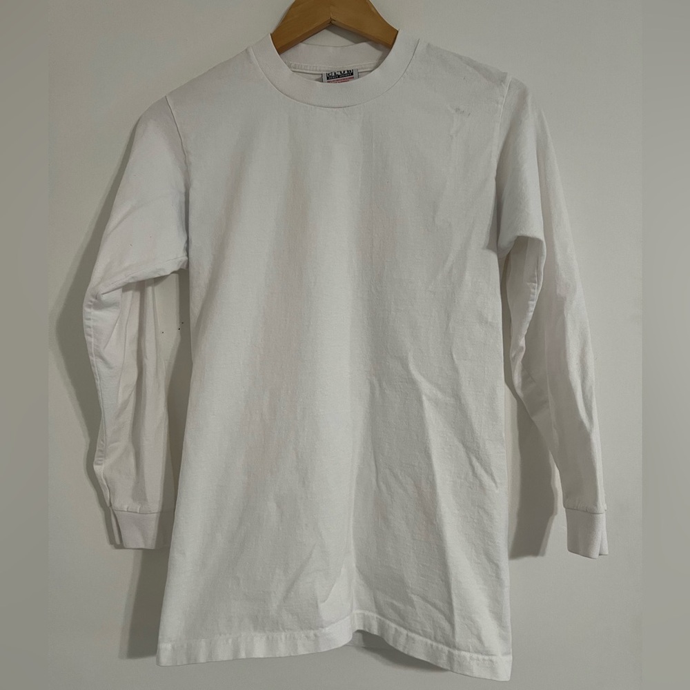Pro Club Men’s White Long Sleeve Tee Size Small